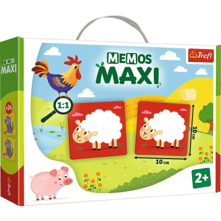 GRA Memos Maxi Zwierzęta na farmie 02266 - Trefl PAP