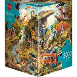 Puzzle 2000 elementów. Norweskie legendy + plakat