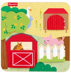 Fisher-Price. Drewniana tablica A Kuku - Fisher- Price