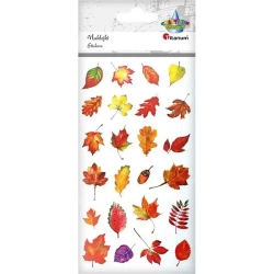 Naklejki foliowe jesienne liście 24szt. - Titanum