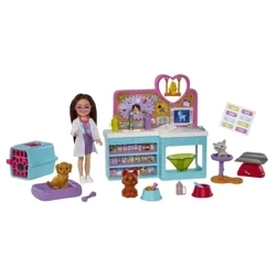 Barbie Chelsea Zestaw weterynarz + lalka - Mattel