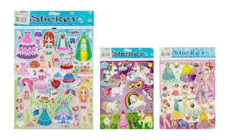 Naklejki laser grirls 20x25mm - Penword