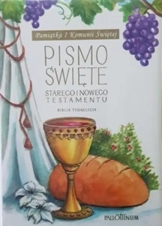 Biblia Tysiąclecia mała TW (komunia, winogrono) - praca zbiorowa