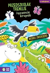 Przedszkolak trenuje łączenie kropek. Wesołe.. - Ewelina Protasewicz