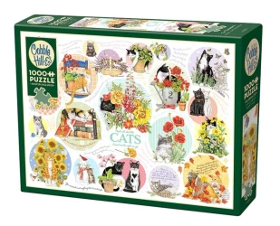 Puzzle 1000 Kocie myśli G3 - Cobble Hill