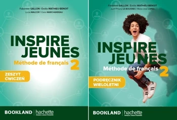 Inspire Jeunes 2 podręcznik + zeszyt ćwiczeń+ audio online PAKIET francuski