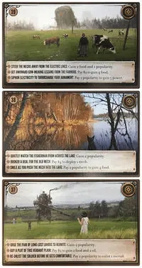 Scythe karty promocyjne Nowe karty spotkań