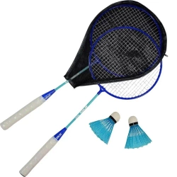 Zestaw do badmintona w pokrowcu navy blue - Enero