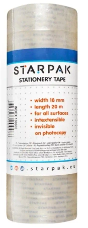 Taśma klejąca 18mmx20m (8szt) - STARPAK