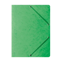 Teczka A4  preszpanowa z gumką Bantex zielony
