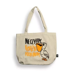 Torba bawełniana literacki Pelikan, Jadowska, 50x40 cm