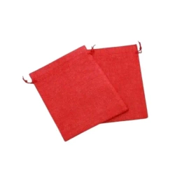 Woreczki jutowe czerwone 20x15cm 2szt - Penword