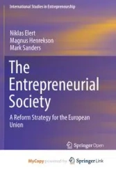 The Entrepreneurial Society - Elert Niklas
