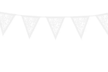 Girlanda papierowa perłowy 19.5x3m - PartyDeco