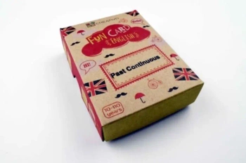 Fun Card English Past Continuous CREATIVO - Paweł Dwornik