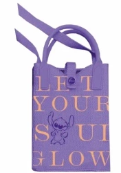 Disney Fashion. Torebka na ramię pastelowa. Purple. Stitch - Patio