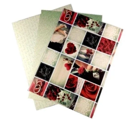 Karton 300g motywy ślubne 24x34cm 3 arkusze MIX - Galeria Hobby