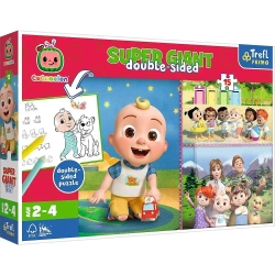 Puzzle 15 Giant Cocomelon, Wesoły dzień przyjaciół - Trefl