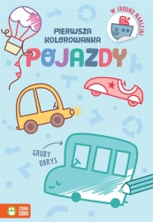 Pierwsza kolorowanka. Gruby obrys. Pojazdy - Agnieszka Matz, Elżbieta Kownacka