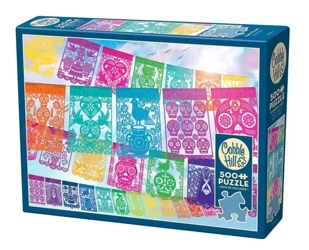 Puzzle 500 Meksykańska sztuka ludowa G3 - Cobble Hill