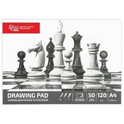 Szkicownik A4/50K 120g Szachy - Rosa