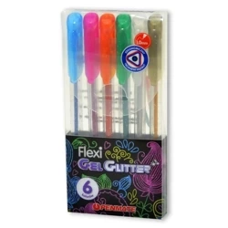 Długopis żelowy Flexi Abra Gel 6 kol brokatowe - Penmate