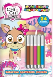Chi Chi love. Numerkowe kolorowanki - praca zbiorowa