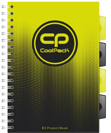 Kołobrulion B5 Coolpack 100 kartek Gradient LEMON - PATIO