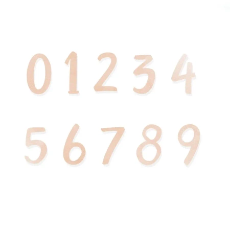 Zestaw wykrojników - Cyfry 10szt - Dalprint dpCraft