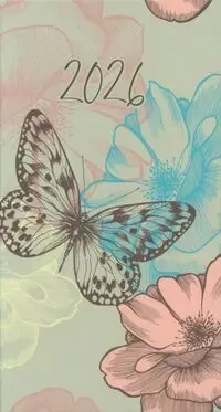 Kalendarz 2026 A6 tygodniowy Soft Motyl - Lucrum