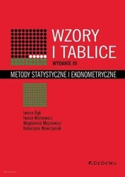 Wzory i tablice.. Metody statystyczne i.. w.3 - Iwona Bąk, Iwona Markowicz, Magdalena Mojsiewicz,