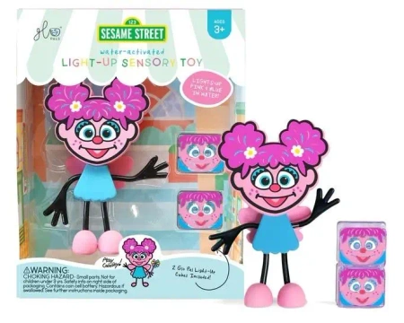 Postać do kąpieli Abby z kostkami świecącymi - Glo Pals