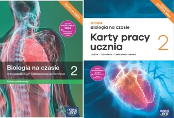NOWA BIOLOGIA NA CZASIE 2 LO PODRĘCZNIK + KARTY PRACY podstawowy N.ERA 2025 - Anna Helmin, Jolanta Holeczek