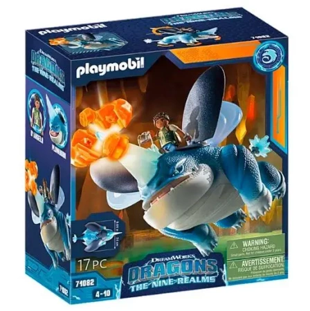 Zestaw z figurkami Dragons 71082 Plowhorn & D'Angelo - Playmobil