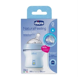 Butelka plastikowa NaturalFeeling nieb 150ml 0m+ - Chicco