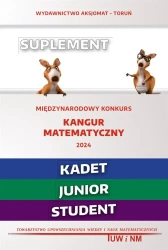 Matematyka z wesołym kangurem - Suplement 2024 - praca zbiorowa
