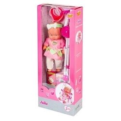 Lalka Julka 30cm w wózku - Smily Play