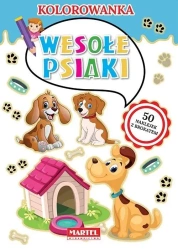 Kolorowanka. Wesołe psiaki - praca zbiorowa
