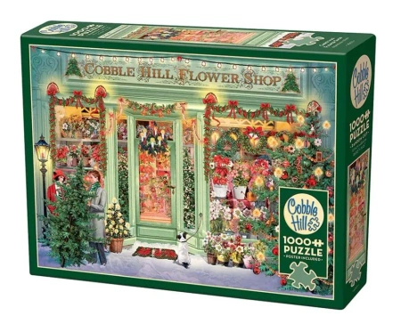 Cobble Hill Puzzle 1000 el. Kwiaciarnia w świątecznym wystroju