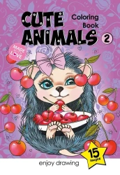 Kolorowanka A4 15 obrazków Słodkie zwierzątka 2 - Fresh