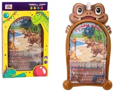 Pinball Dinozaury brązowy - Leantoys