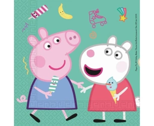 Serwetki papierowe Świnka Peppa 33x33cm 20 szt - Godan