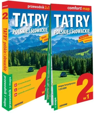 Tatry Polskie i Słowackie przewodnik 2w1 w.2024 - Tomasz Nodzyński, Marta Cobel-Tokarska