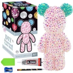 Zestaw artystyczny figurka diamentowa Miś - Maksik