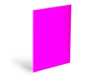 Okładka na zeszyt A5 neon pink 180mic (10szt) - MFP