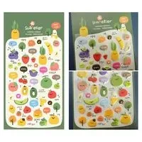 Naklejki ozdobne wypukłe Owoce Suatelier