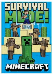 Notatnik z zegarkiem LCD Minecraft MIN4331 - Kids Euroswan