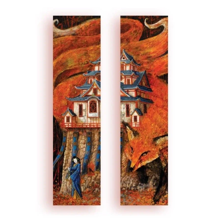 Zakładka kartonowa - Kitsune i Słowik - Molom