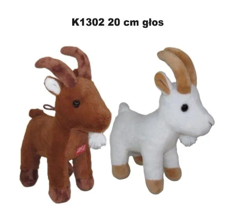 Maskotka Kozica z głosem 20cm MIX - Sun-Day