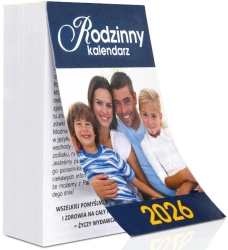 Kalendarz 2026 B7 Zdzierak Rodzinny - O-press